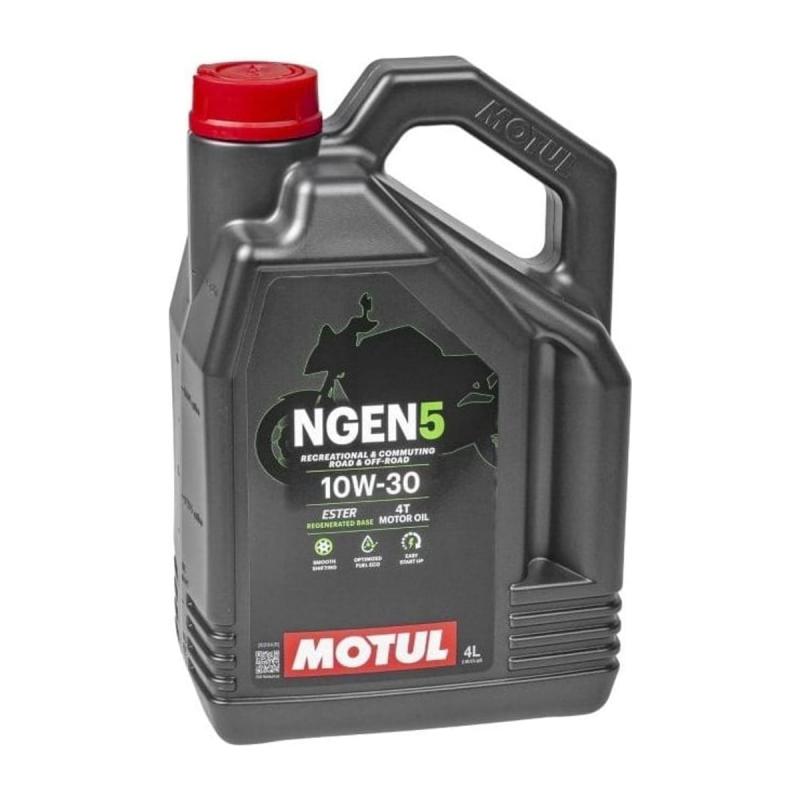 Aceite de moto 4 tiempos semisintético 10W30 4L - Motul NGEN 5-Aceites de moto 2T y 4T-Handcar