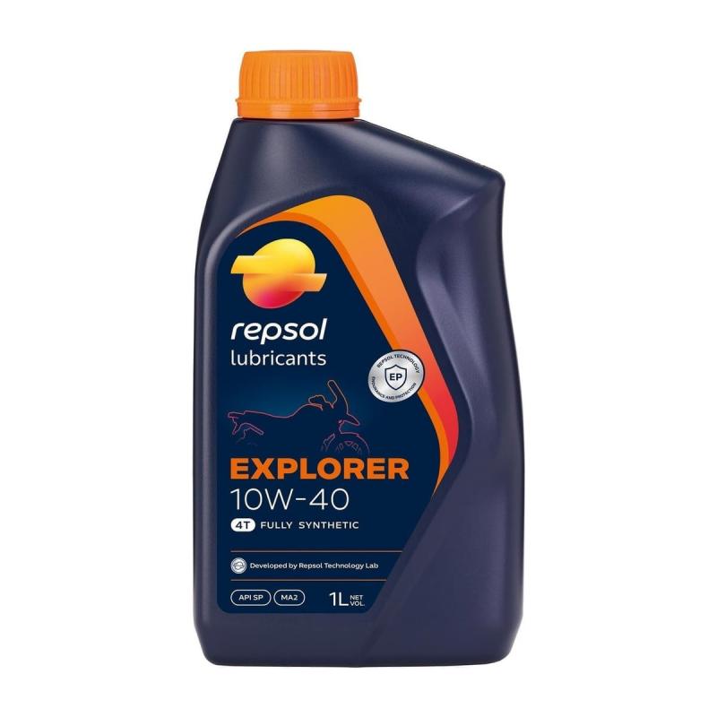 Aceite de moto 4 tiempos sintético 10W40 1L - Repsol Explorer 4T-Aceites de moto 2T y 4T-Handcar