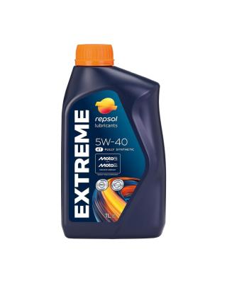 Aceite de moto 4 tiempos sintético 5W40 1L - Repsol Extreme 4T