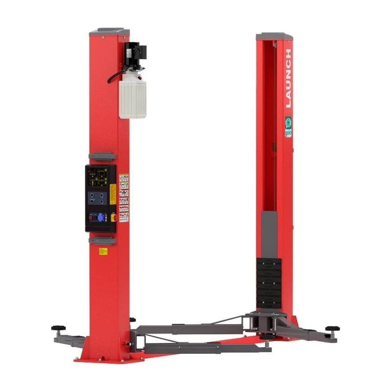 Elevador de dos columnas Launch TLT240SBA de 4 t con brazos largos, 380 V-Elevadores de dos columnas-Handcar