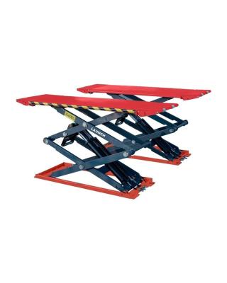Elevador de doble tijera extraplano Launch TLT635AF2 de 3,5 t para sobre suelo, 220 V