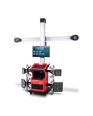 Alineador de dirección 3D Launch X881 con 2 cámaras que suben y bajan con el elevador