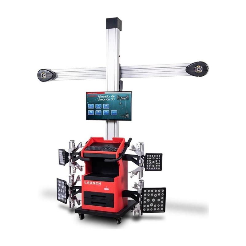 Alineador de dirección 3D Launch X881 con 2 cámaras que suben y bajan con el elevador-Alineadores de dirección-Handcar