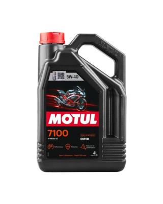 Aceite de moto 4 tiempos sintético 5W40 4L - Motul 7100 4T