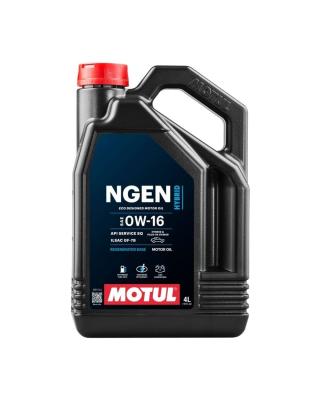 Aceite de motor sintético 0W16 4L - Motul NGEN Hybrid