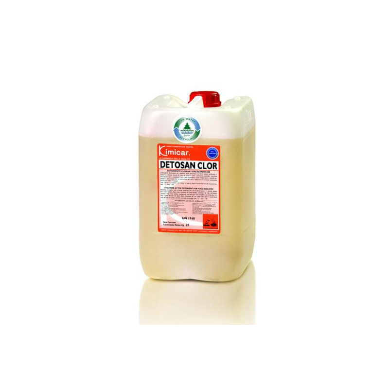 Detosan Clor - Limpiador para la industria alimentaria y la hostelería a base de cloro profesional 25 kg-Detergentes Específicos alimentación -Comercial Handcar