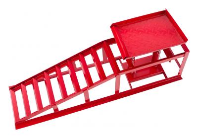 Rampas de acero con elevador hidráulico 2 T (par)
