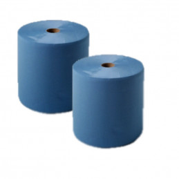 Bobina de celulosa azul 3 capas