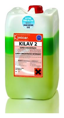 Detergente bicomponente para prelavado 25 kg - Kilav Superconcentrado 2