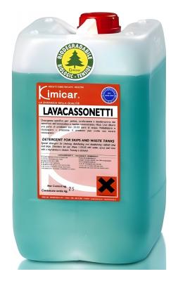 Limpiador desinfectante para contenedores y vehículos de residuos 12 kg - Lavacassonetti