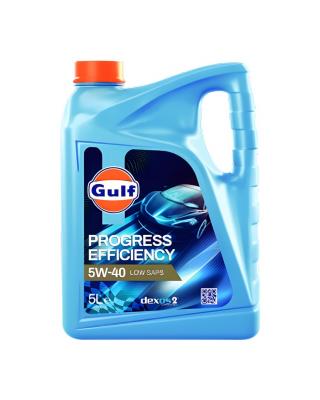 Aceite de motor sintético low SAPS 5W40 5L - Gulf Progress Efficiency