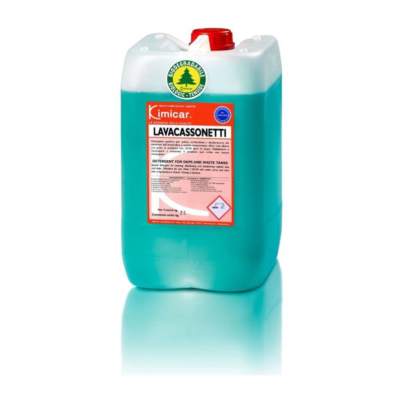 Detergente higienizante de contenedores de basura 25 kg - Lavacassonetti-Lavado de camiones y vehículos industriales-Handcar