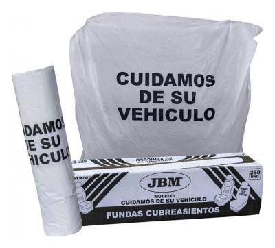 Rollo de fundas de protección de asiento 25 micras 250 ud - JBM