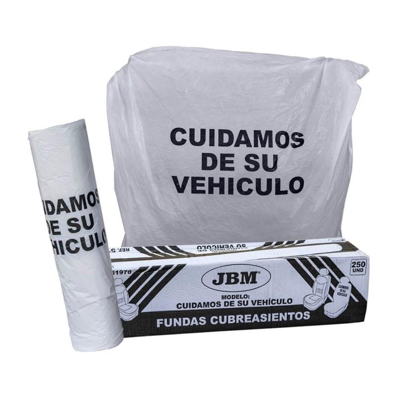 Rollo de fundas de protección de asiento 25 micras 250 ud - JBM-Consumibles de limpieza-Handcar