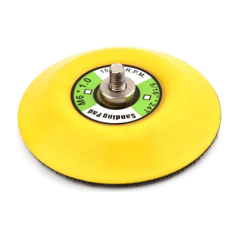Disco almohadilla velcro 75 mm rosca M6 Sanding pad-Restauración de faros-Handcar
