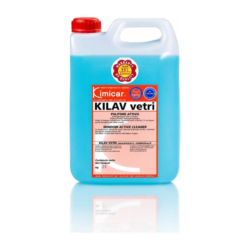 Limpiacristales concentrado 5 Litros Kimicar Kilav Vetri-Cristales y parabrisas-Handcar