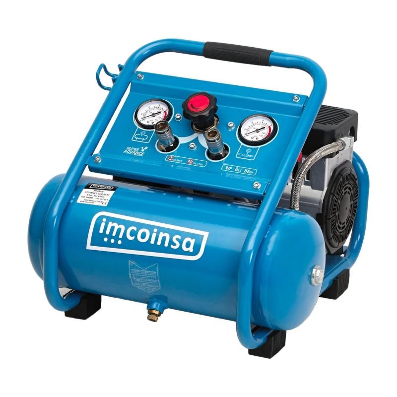 Compresor silencioso sin aceite 1HP 8L IMCOINSA Silence-08 Advance-Compresores-Handcar