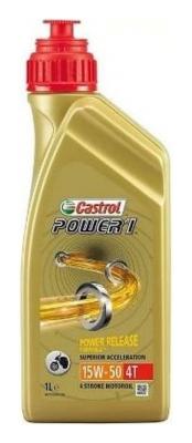 Aceite de moto 4 tiempos 15W50 1L - Castrol Power1 4T
