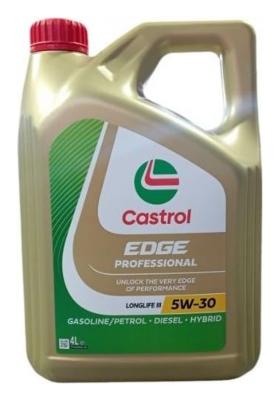 Aceite de motor sintético 5W30 4L - Castrol Edge Professional LL03