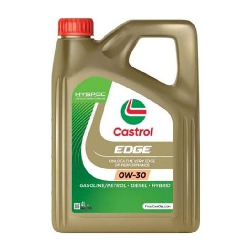Aceite de motor sintético 0W30 4L - Castrol Edge