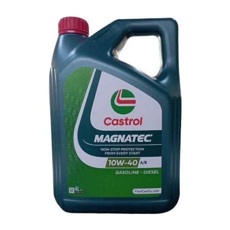 Aceite de motor semisintético 10W40 4L - Castrol Magnatec