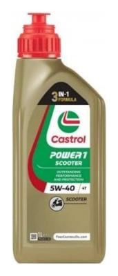 Aceite de moto 4 tiempos 5W40 1L - Castrol Power1 Scooter
