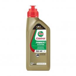 Aceite de moto 4 tiempos 5W40 1L - Castrol Power1 Scooter