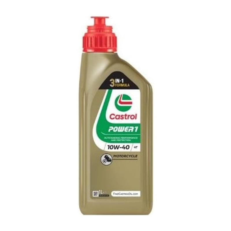 Aceite de moto 4 tiempos 10W40 1L - Castrol Power1 4T