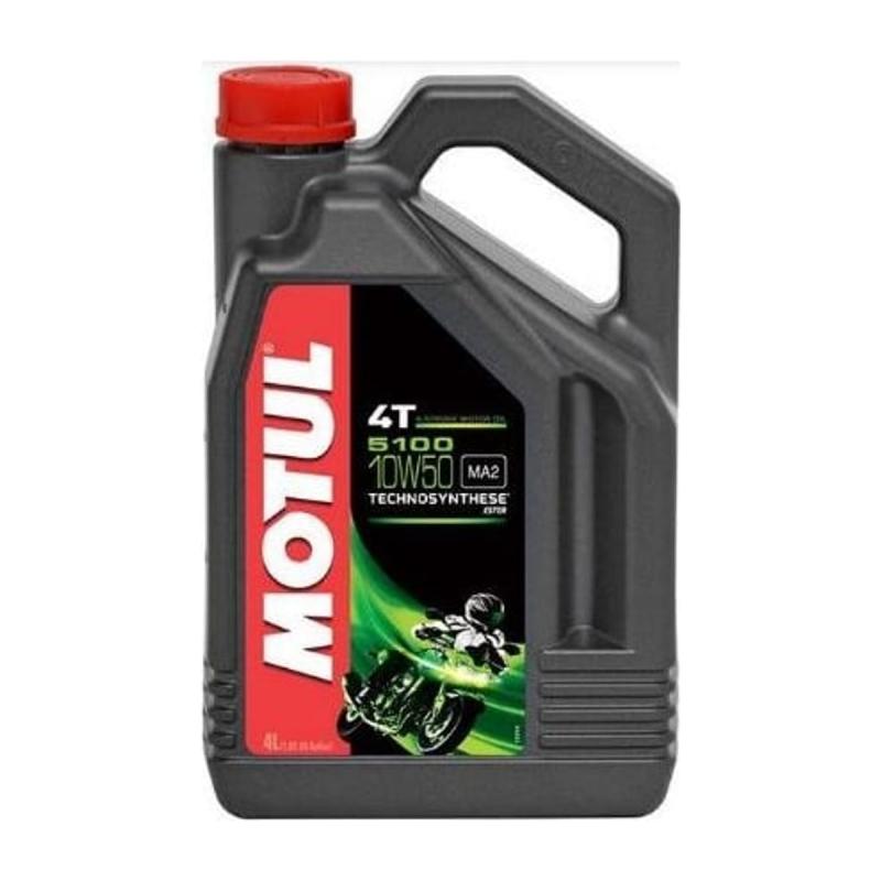 Aceite de moto 4 tiempos semisintético 10W50 4L - Motul 5100