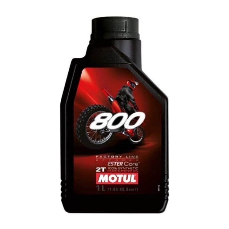 Aceite de moto 2 tiempos sintético 1L - Motul 800 Factory Line Off Road