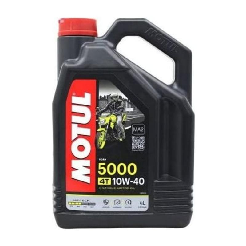 Aceite de moto 4 tiempos 10W40 4L - Motul Moto 5000
