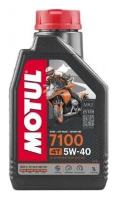 Aceite de moto 4 tiempos sintético 5W40 1L - Motul 7100