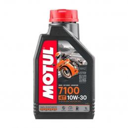 Aceite de moto 4 tiempos sintético 10W30 1L - Motul 7100