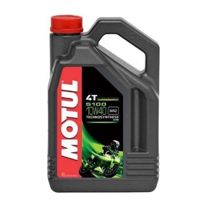 Aceite de moto 4 tiempos semisintético 10W40 4L - Motul 5100