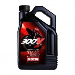 Aceite de moto 4 tiempos sintético 10W40 4L - Motul 300V Road Racing