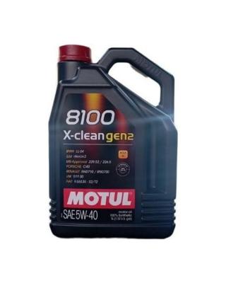 Aceite de motor sintético 5W40 5L - Motul 8100 X-clean Gen2