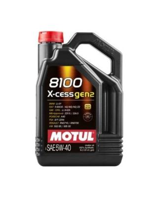 Aceite de motor sintético 5W40 5L - Motul 8100 X-cess Gen2