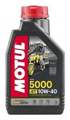 Aceite de moto 4 tiempos 10W40 1L - Motul 5000