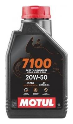 Aceite de moto 4 tiempos sintético 20W50 1L - Motul Moto 7100