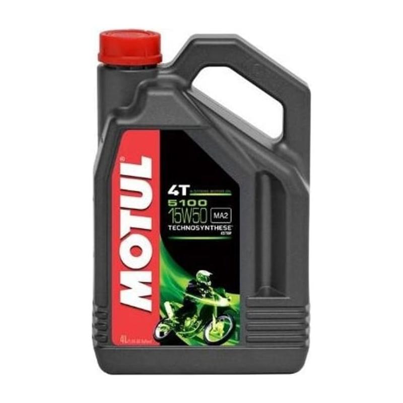 Aceite de moto 4 tiempos semisintético 15W50 1L - Motul 5100