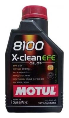 Aceite de motor sintético 5W30 1L - Motul 8100 X-clean EFE