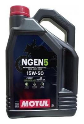 Aceite de moto 4 tiempos 15W50 4L - Motul NGEN 5