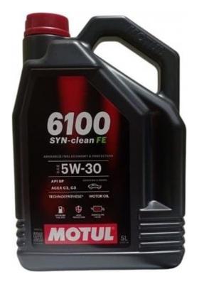 Aceite de motor semisintético 5W30 5L - Motul 6100 Syn-clean FE