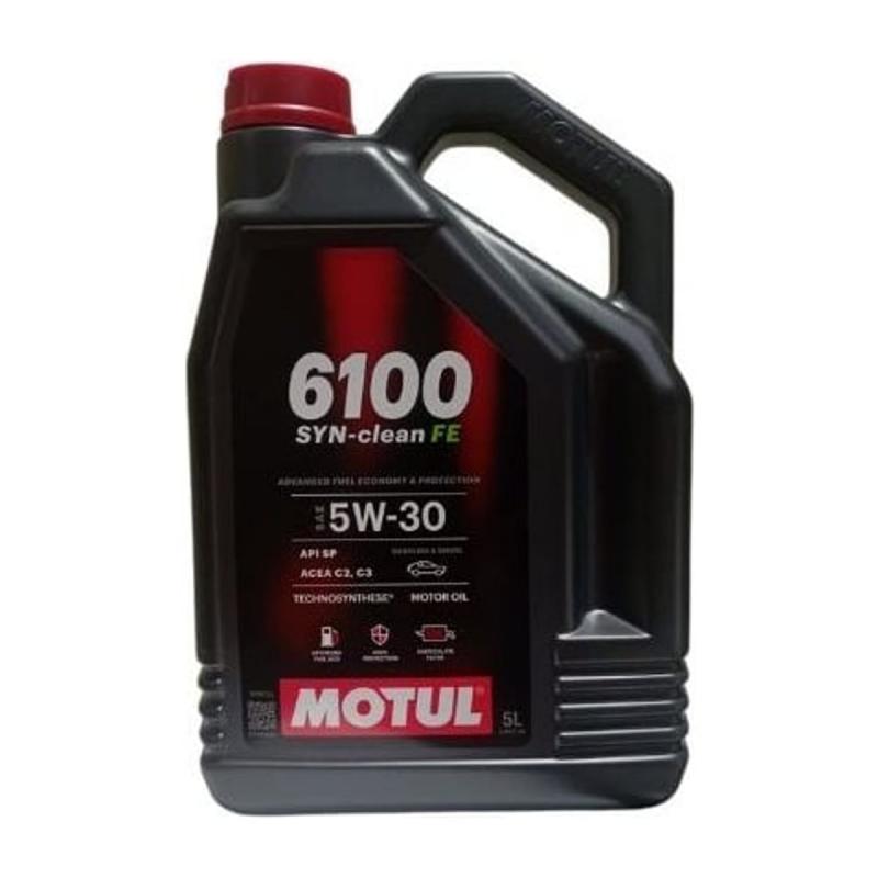 Aceite de motor semisintético 5W30 5L - Motul 6100 Syn-clean FE