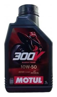 Aceite de moto 4 tiempos sintético 10W50 1L - Motul 300V Factory Line Road Racing