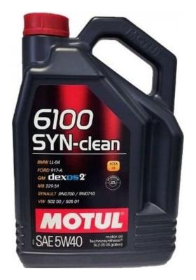 Aceite de motor semisintético 5W40 5L - Motul 6100 Syn-clean