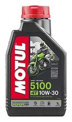 Aceite de moto 4 tiempos semisintético 10W30 1L - Motul Moto 5100