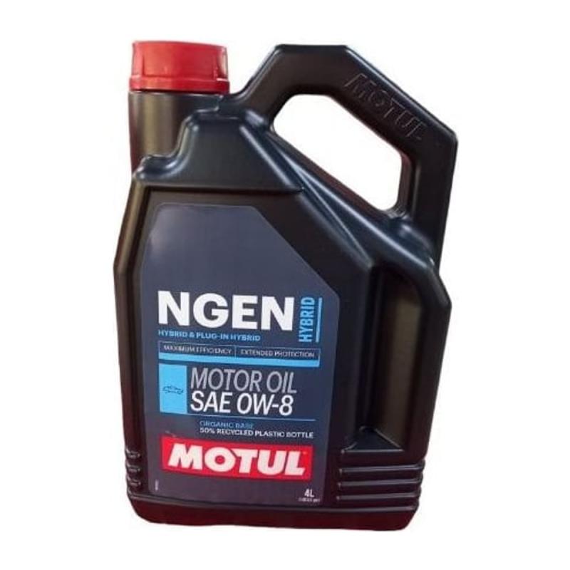 Aceite de motor sintético 0W8 4L - Motul NGEN Hybrid