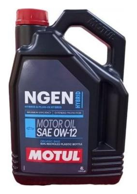 Aceite de motor 0W12 4L - Motul NGEN Hybrid