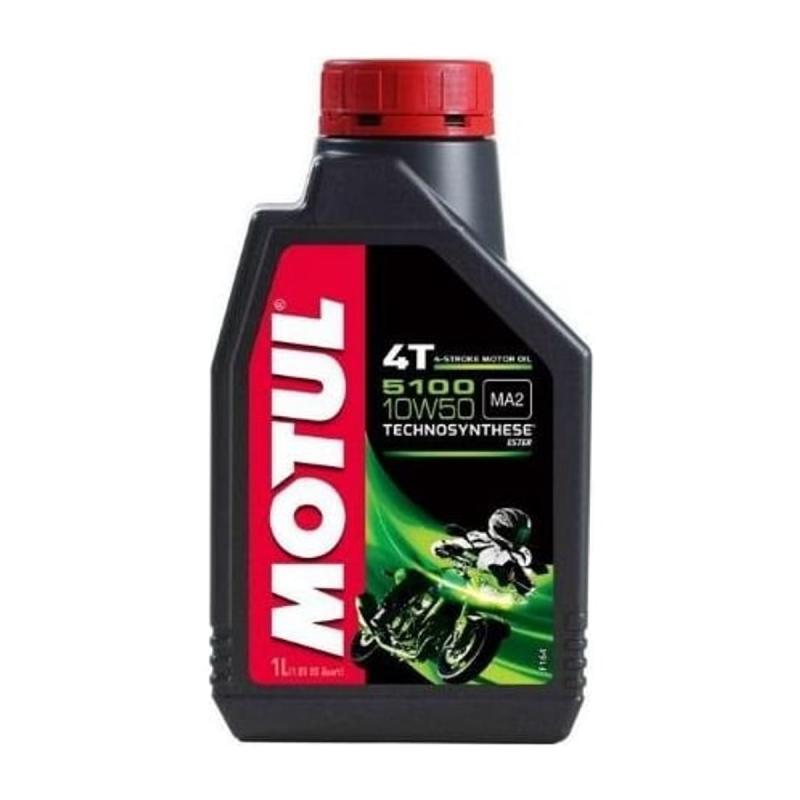 Aceite de moto 4 tiempos semisintético 10W50 1L - Motul 5100